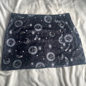 Shein Moon And Stars Skirt